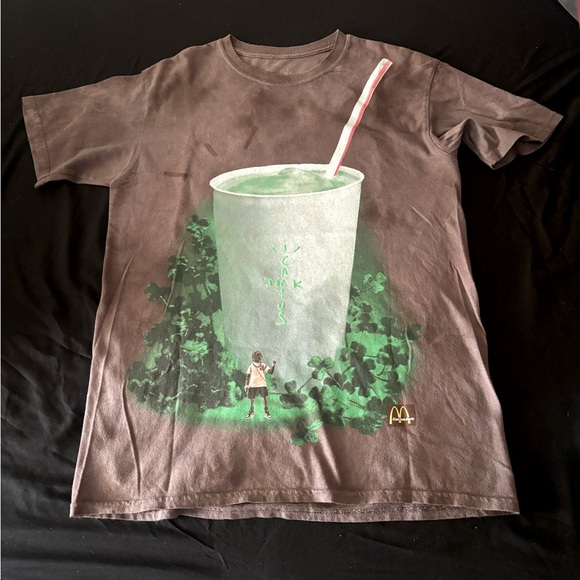 Cactus Jack Travis Scott McDonald’s McRib T shirt - Picture 1 of 4